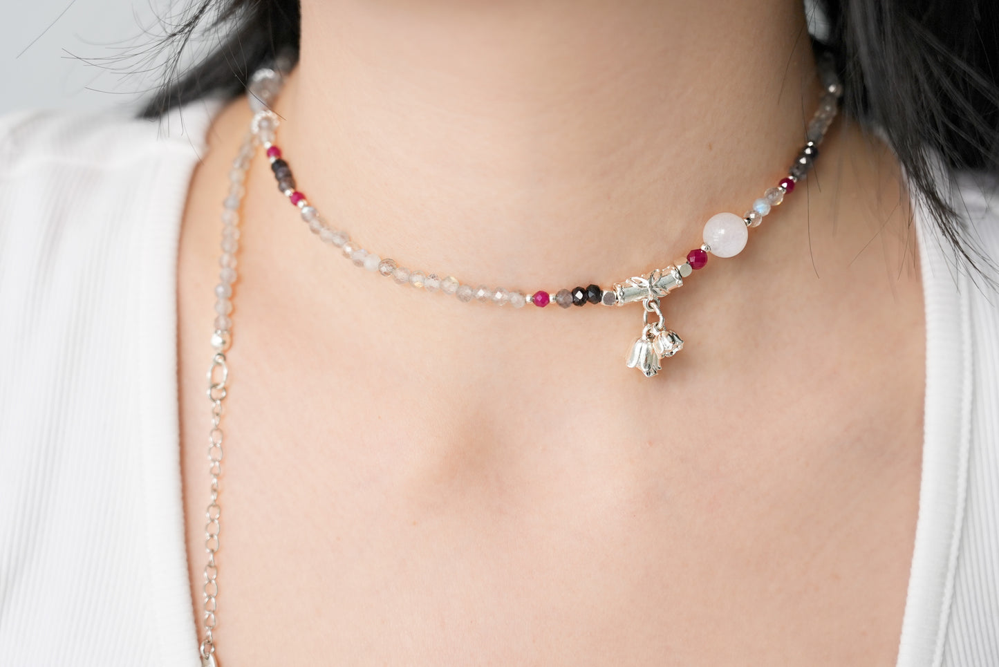 Lily-of-the-Valley in the Moonlight Bracelet