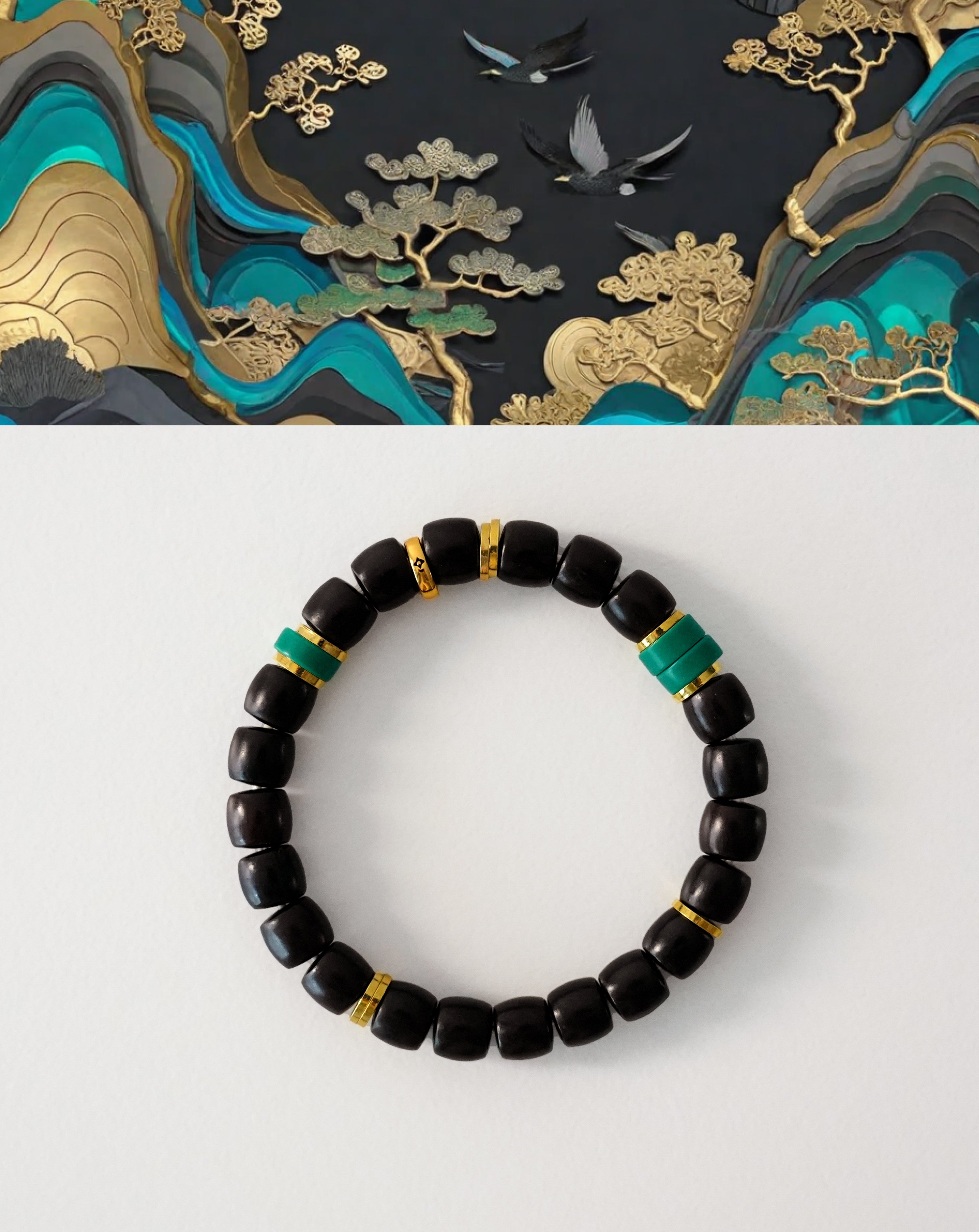 Aura Cleansing Ebony Bracelet