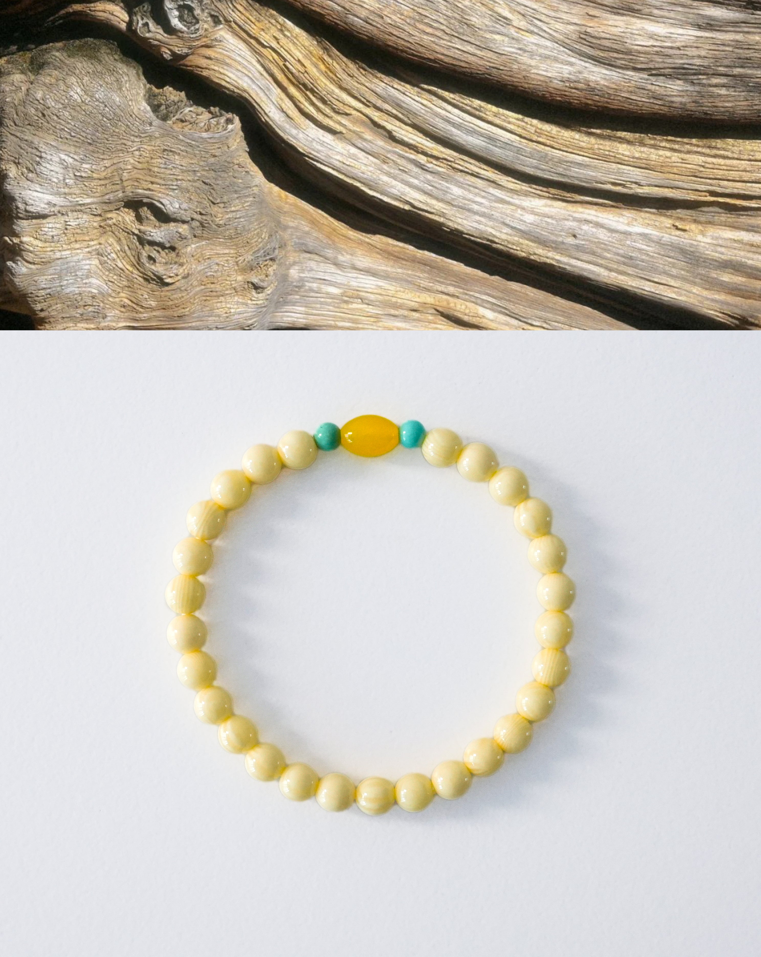 Holistic Connection Amber Bracelet