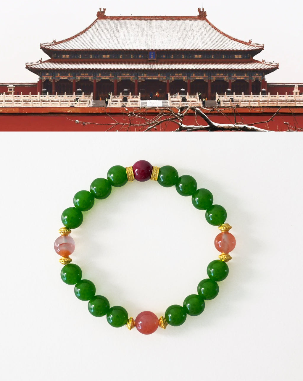 Chakra Alignment Hetian Nephrite Bracelet