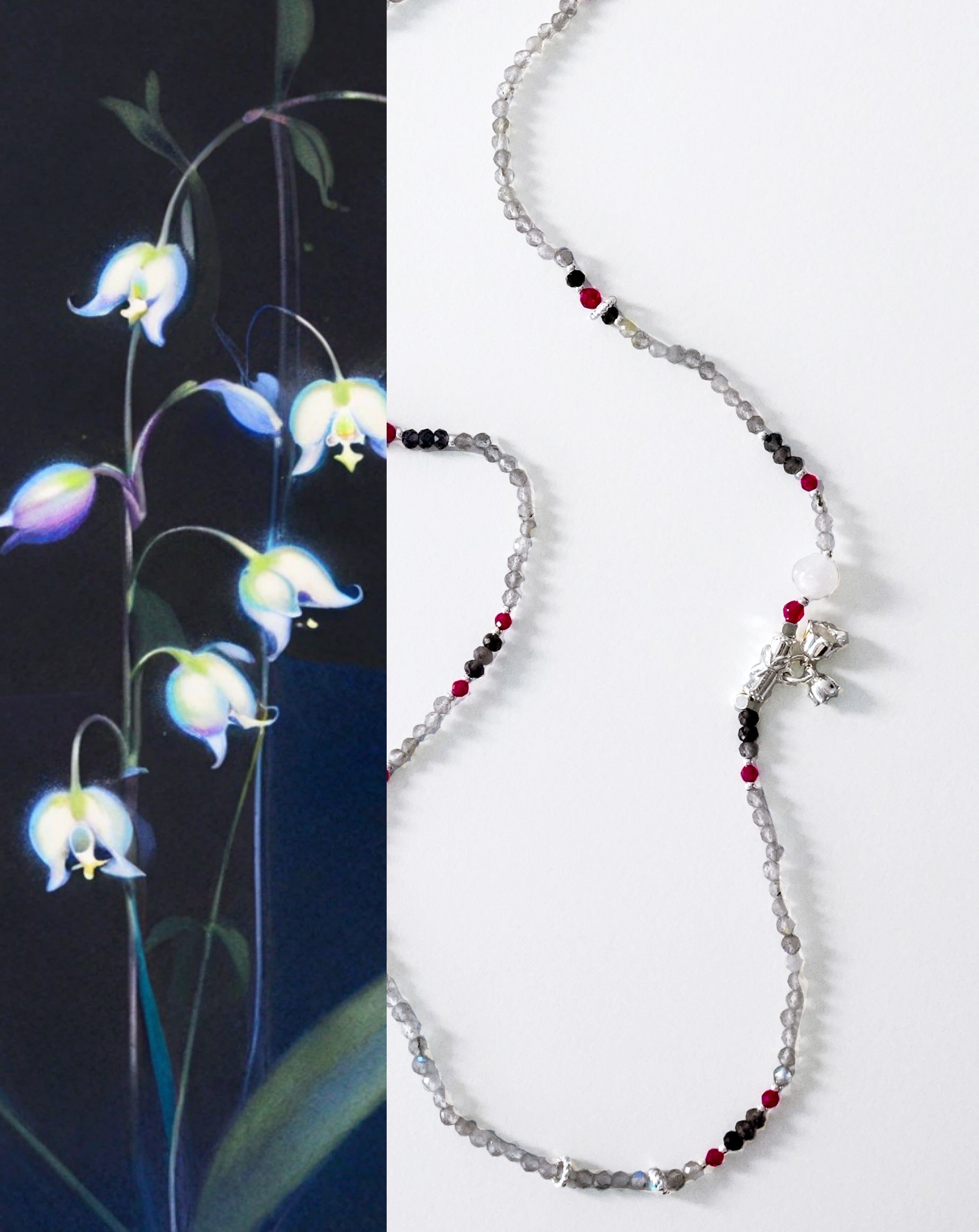 Abundance Mindset Moonstone Long Chain