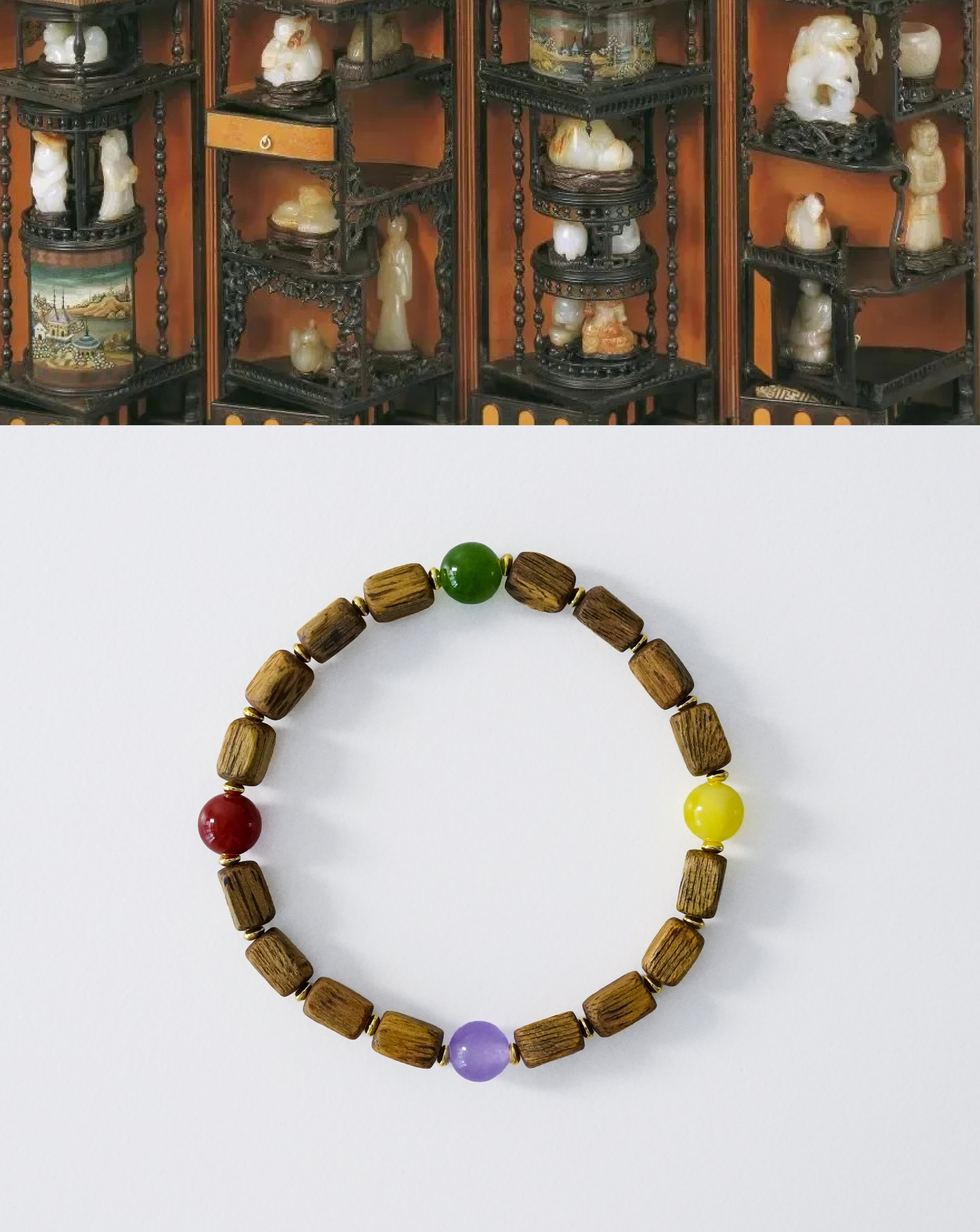 Emotional Balance Aromatherapy Agarwood Bracelet