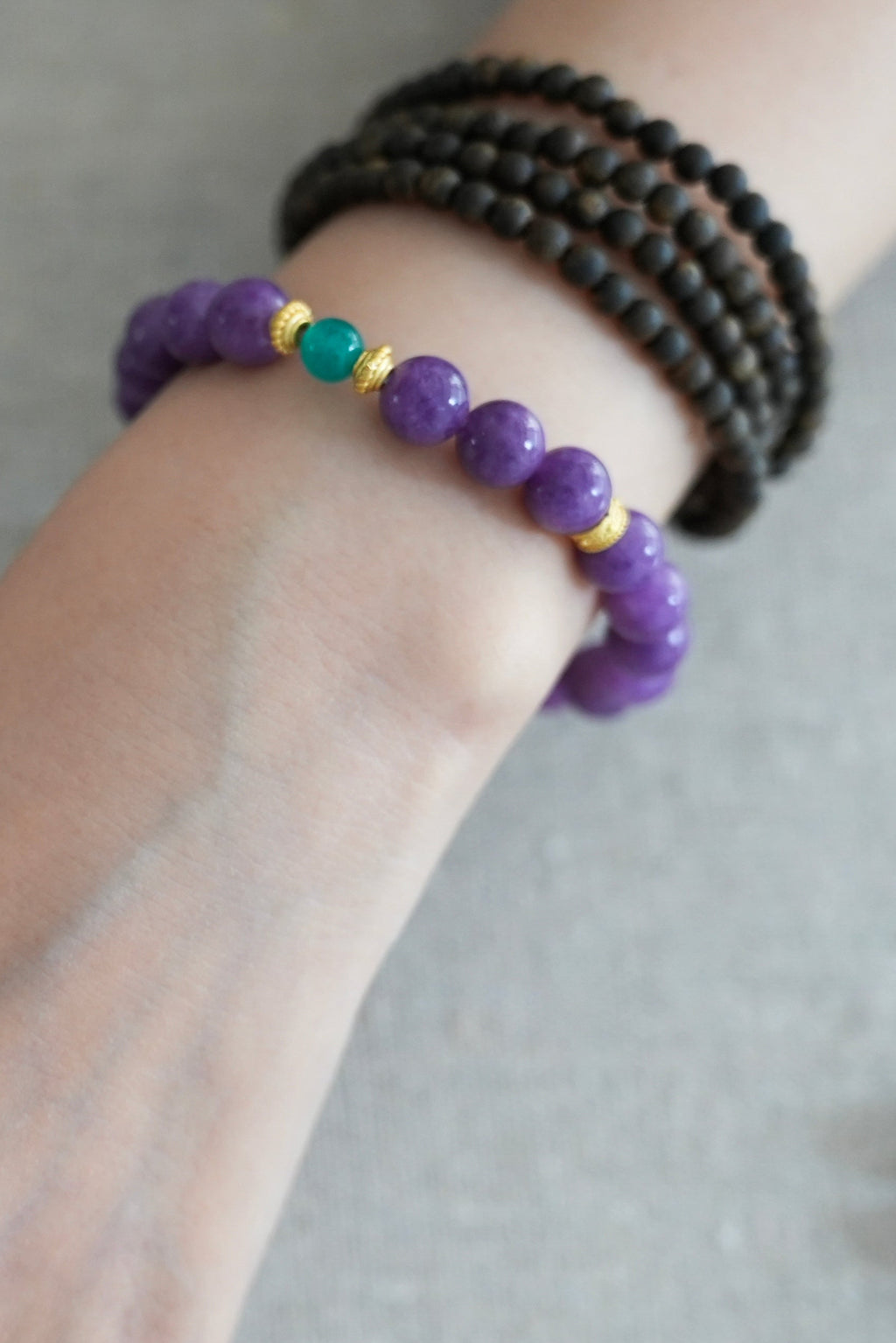 Inner Harmony Violet Chalcedony Bracelet
