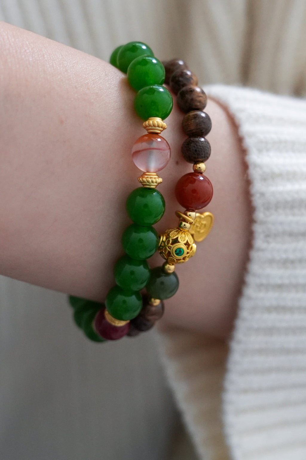 Chakra Alignment Hetian Nephrite Bracelet
