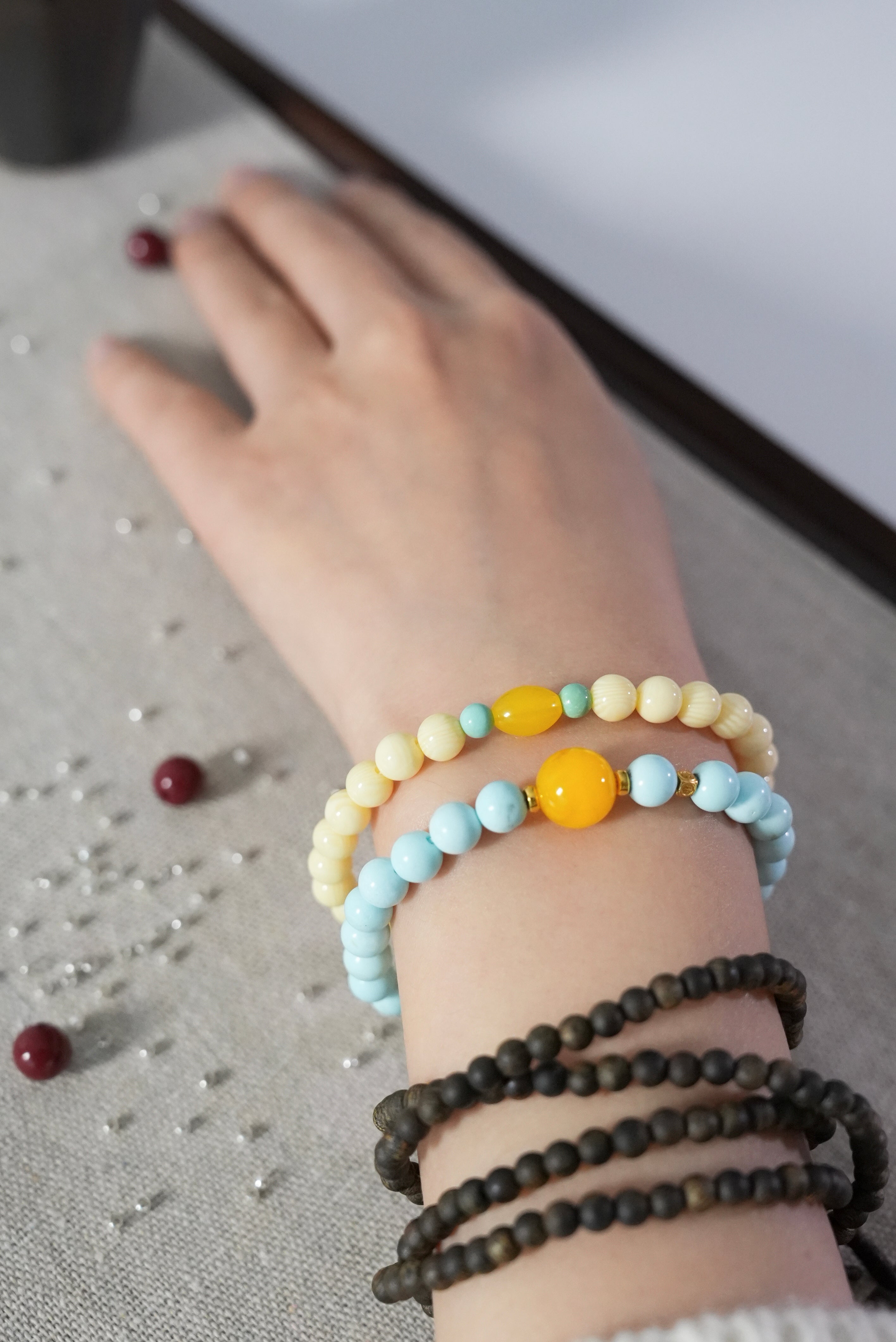 Mindfulness Amber Bracelet