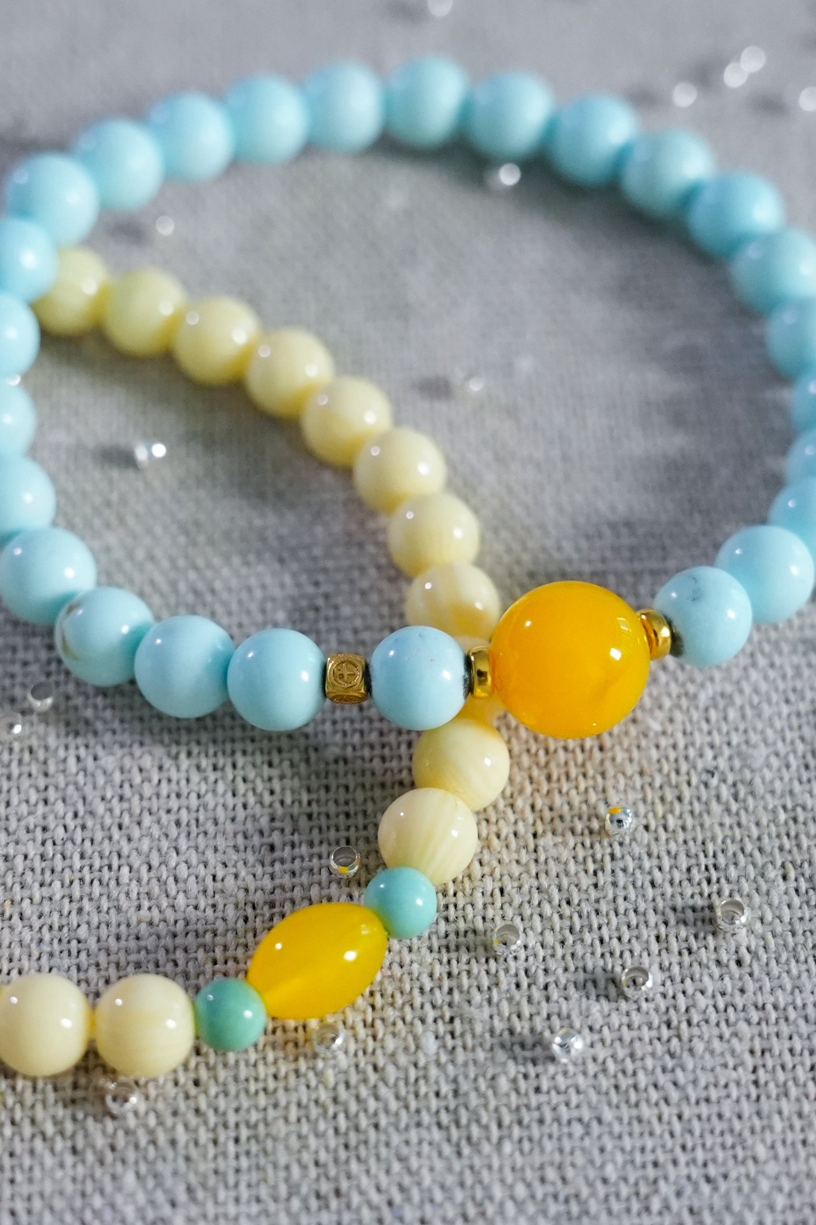 Holistic Connection Amber Bracelet