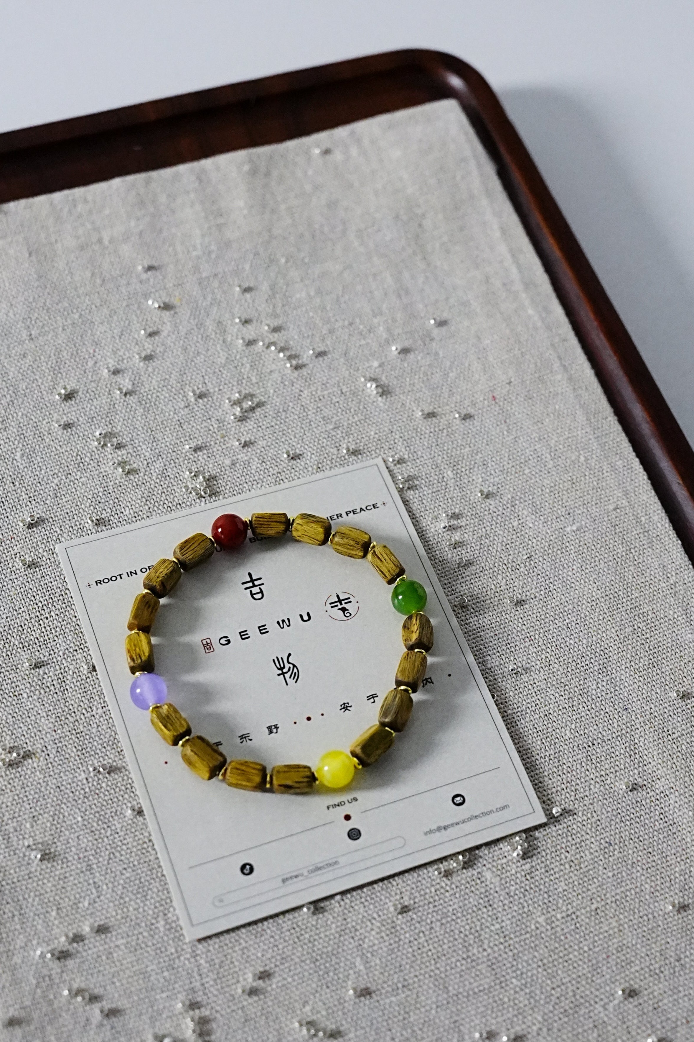 Emotional Balance Aromatherapy Agarwood Bracelet