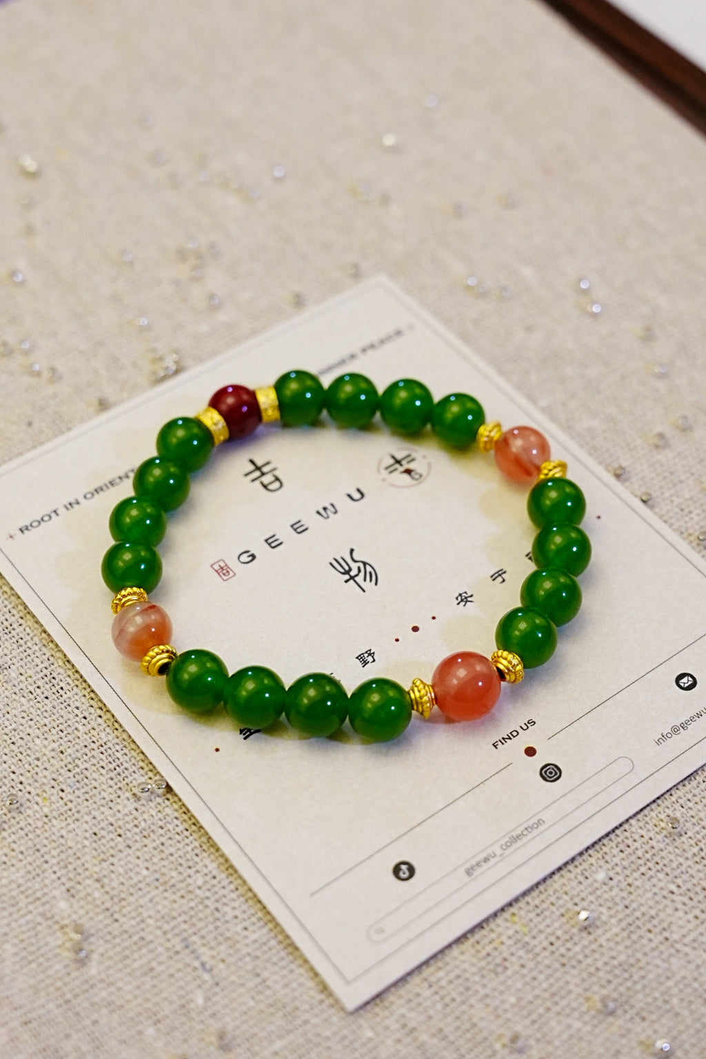 Chakra Alignment Hetian Nephrite Bracelet