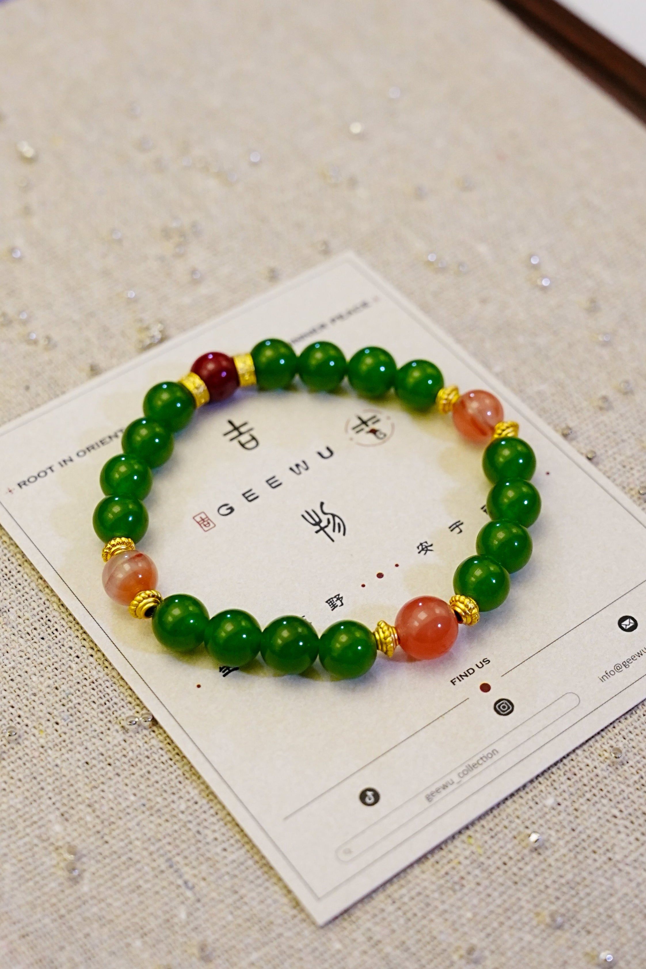 Chakra Alignment Hetian Nephrite Bracelet