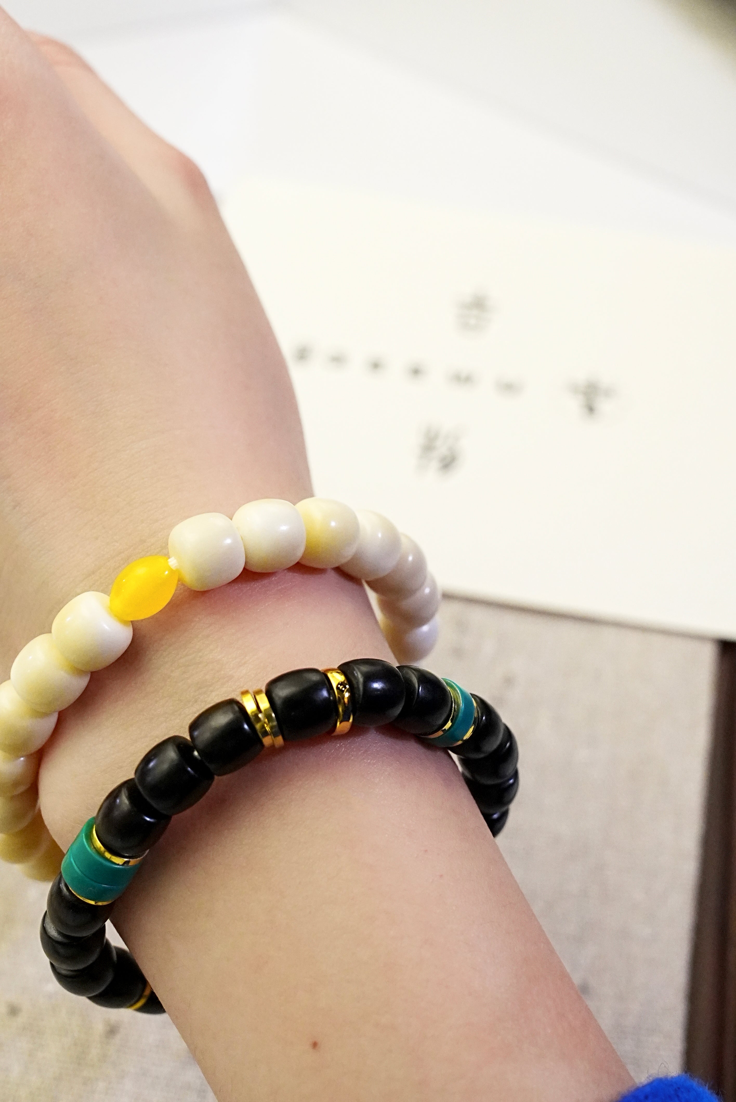 Stress Relief White Bodhi Seed Mala