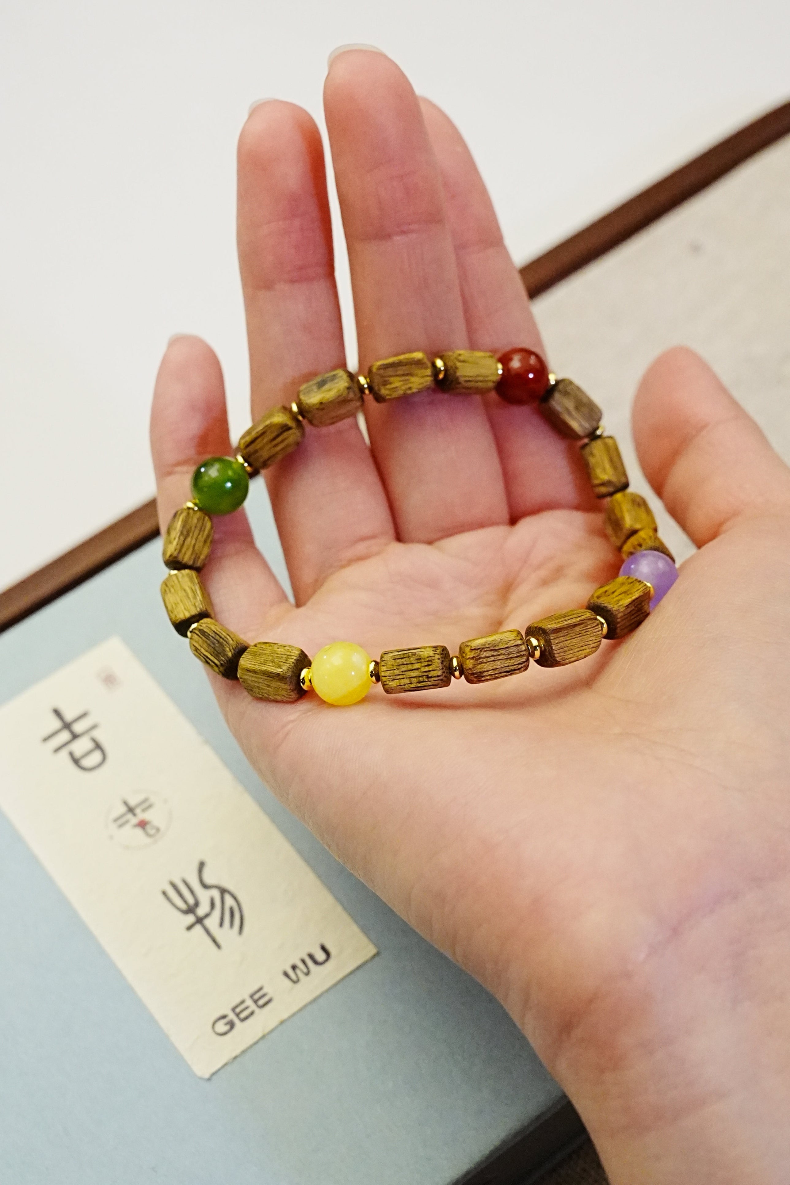 Emotional Balance Aromatherapy Agarwood Bracelet