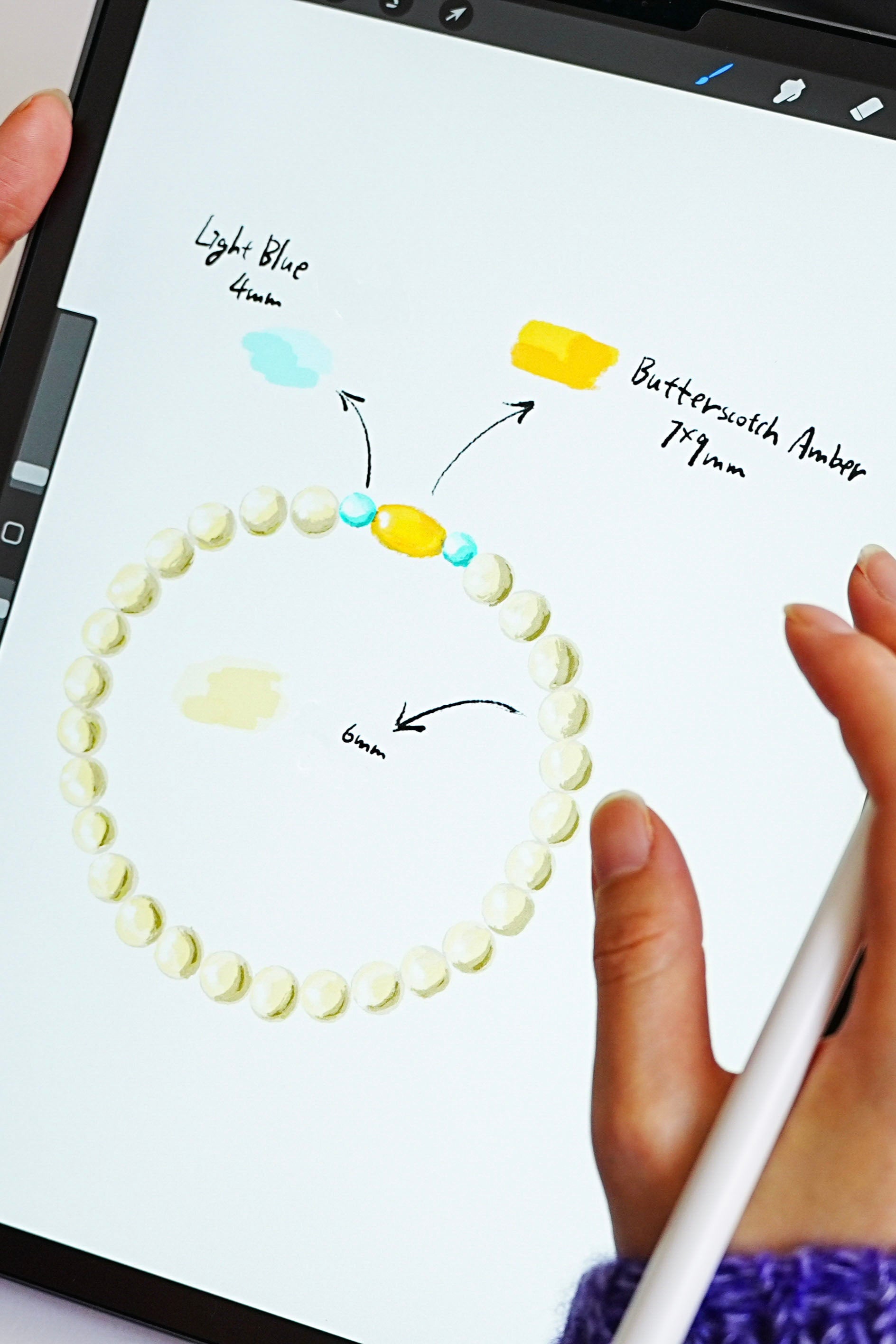 Holistic Connection Amber Bracelet