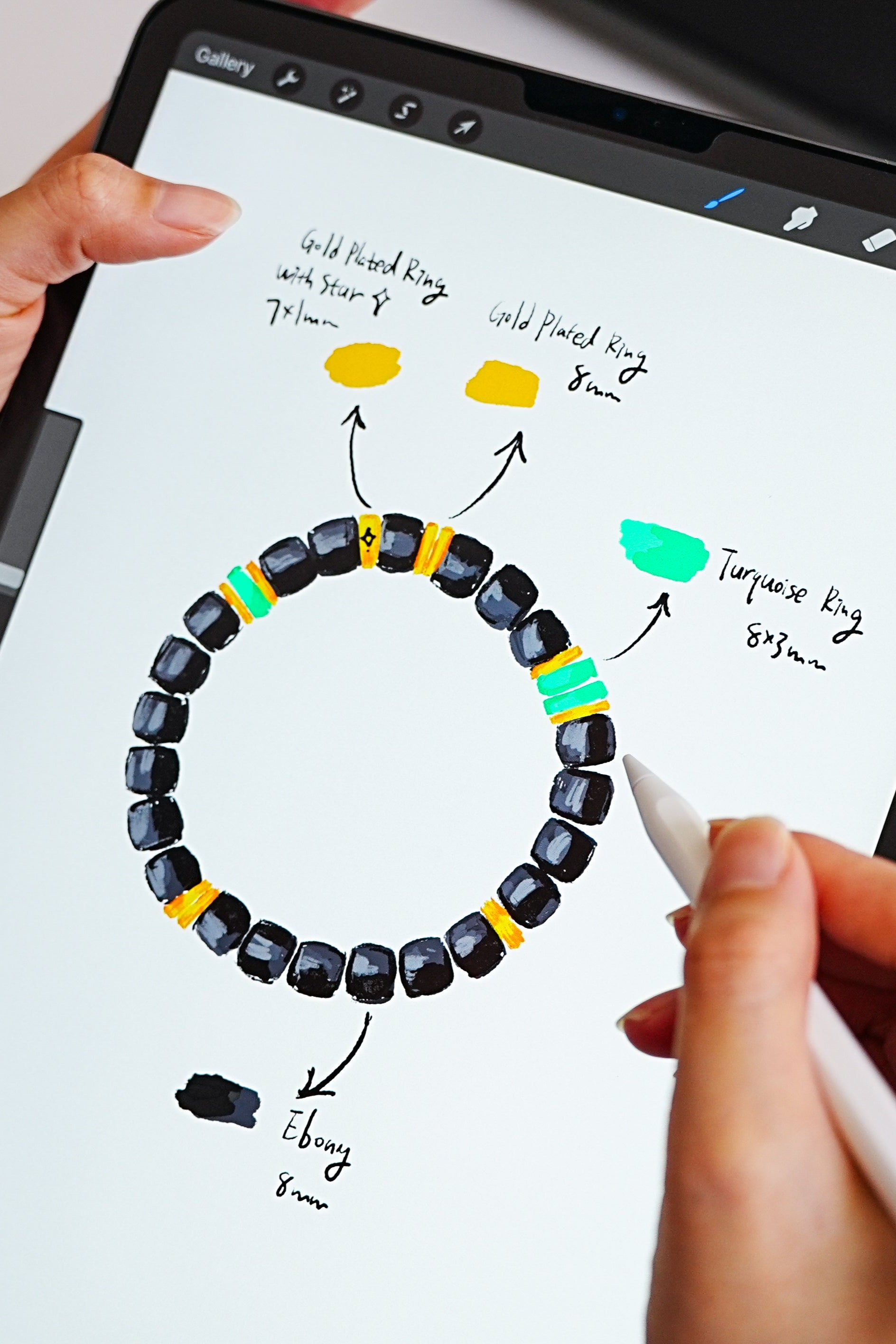 Aura Cleansing Ebony Bracelet