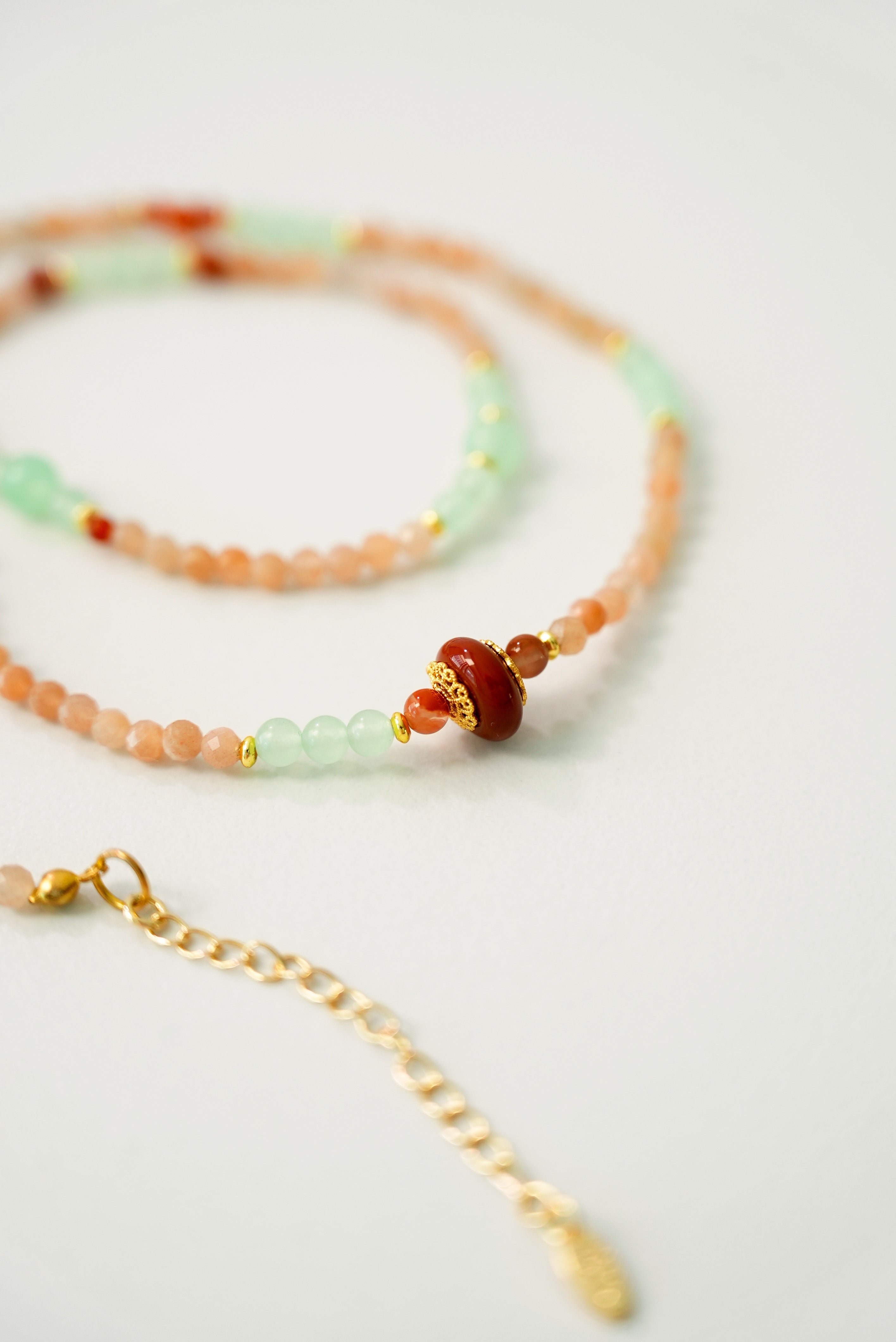 Soft Protection Sunstone Long Chain