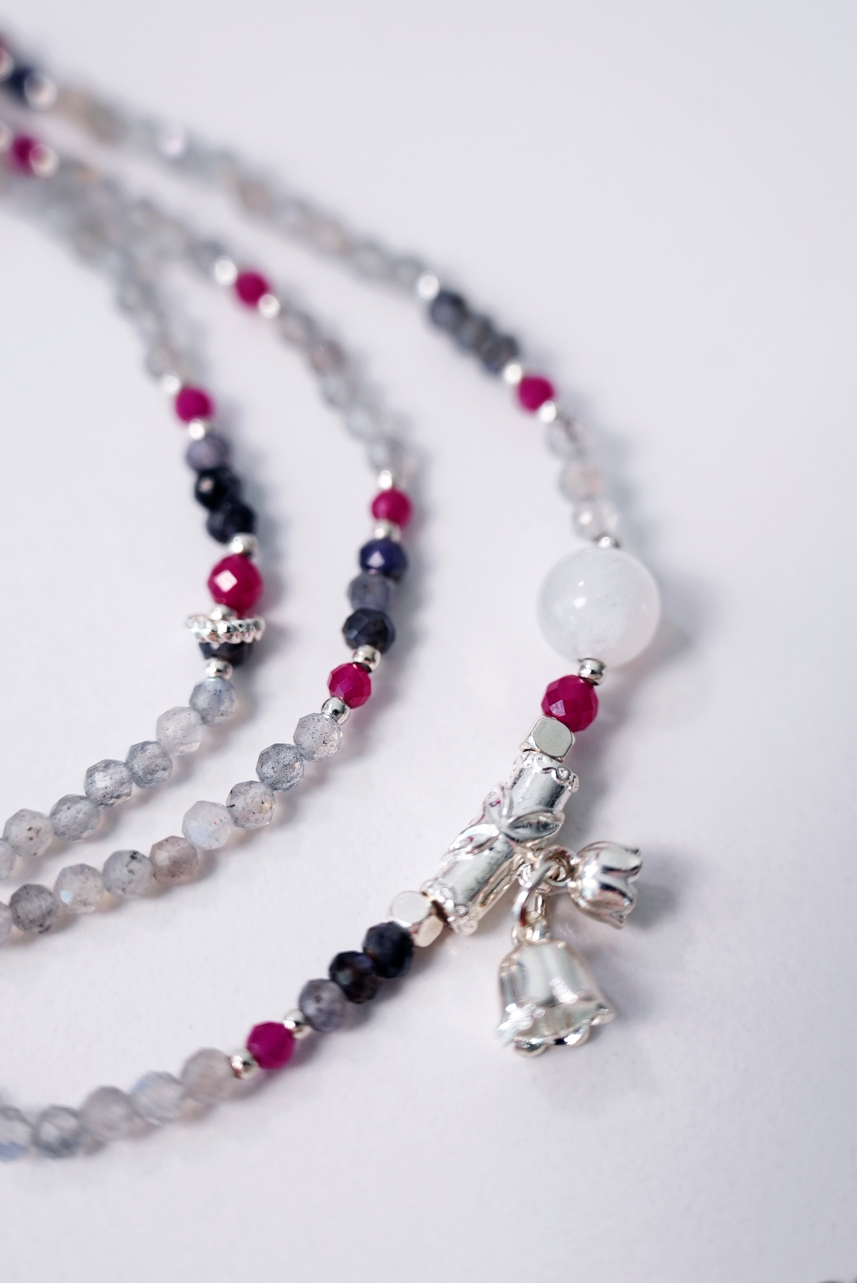 Abundance Mindset Moonstone Long Chain