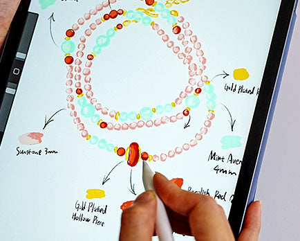 Design Crystal Beaded Bracelet